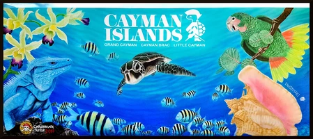 Cayman Islands graffiti on Grand Cayman